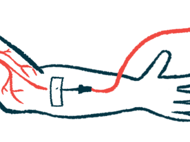 An illustration shows an arm receiving an intravenous injection.