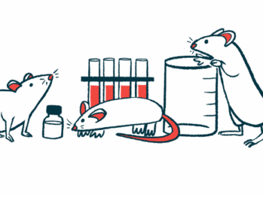 Mice explore laboratory equipment in this drawing.