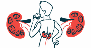 An illustration shows an outline of a person drinking with the kidneys highlighted.