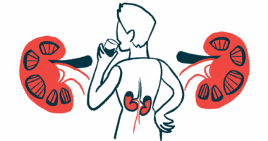 An illustration shows an outline of a person drinking with the kidneys highlighted.